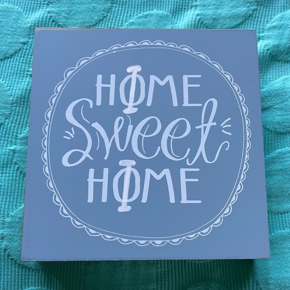 Phi Mu Home Sweet Home wooden box sign - Picture 1 of 4